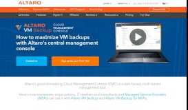 
							         Cloud Management Console - Manage VM Backups from one ... - Altaro								  
							    