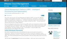 
							         Cloud Management Platform (CMP) - Intelligent Provisioning and ...								  
							    