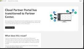 
							         Cloud Partner Portal - Microsoft Azure								  
							    