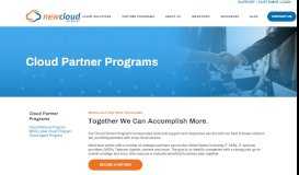 
							         Cloud Partners - Cloud Partner Program - Newcloud Networks ...								  
							    