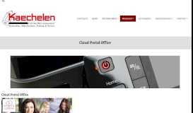 
							         Cloud Portal Office – Carl Kaechelen GmbH								  
							    