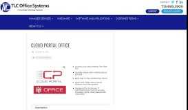 
							         Cloud Portal Office - - TLC Office Systems								  
							    