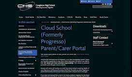 
							         Cloud School (Formerly Progresso) Parent/Carer Portal - Congleton ...								  
							    