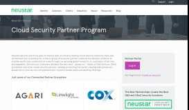 
							         Cloud Security Partners | Neustar								  
							    