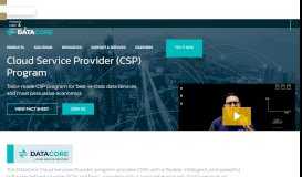 
							         Cloud Service Provider (CSP) Partnership Program - DataCore Software								  
							    