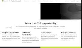 
							         Cloud Solution Provider (CSP) - Microsoft Partner Network								  
							    