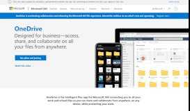 
							         Cloud storage for business - Microsoft OneDrive - Outlook								  
							    