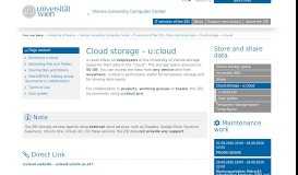 
							         Cloud storage – u:cloud								  
							    