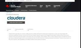 
							         Cloudera Enterprise - Red Hat Customer Portal								  
							    