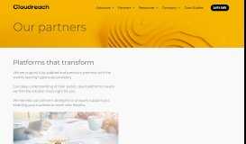 
							         Cloudreach Partners: Amazon Web Services, Microsoft Azure ...								  
							    