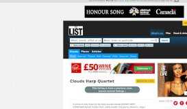
							         Clouds Harp Quartet at The Portal, Irvine - The List								  
							    