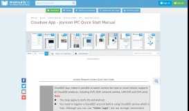 
							         Cloudsee App - Jovision IPC Quick Start Manual [Page 12]								  
							    