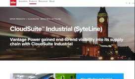 
							         CloudSuite Industrial (SyteLine) | Manufacturing Cloud ... - Infor								  
							    