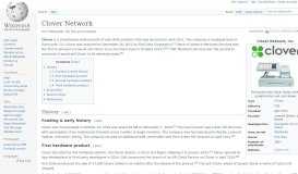 
							         Clover Network - Wikipedia								  
							    