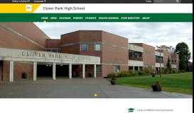
							         Clover Park High School: Home								  
							    