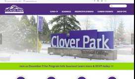 
							         Clover Park Technical College: Home Page								  
							    