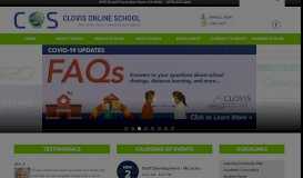 
							         Clovis Online School								  
							    