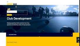 
							         Club development | Sport Australia								  
							    