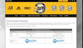 
							         Club Info Meetings - Milwaukee Sting VBC - powered by Oasys Sports								  
							    