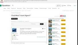 
							         Club Med Travel Agent? - Ixtapa Forum - TripAdvisor								  
							    
