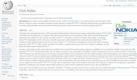 
							         Club Nokia - Wikipedia								  
							    