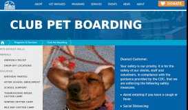 
							         Club Pet Boarding - Helen Woodward Animal Center								  
							    