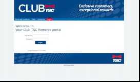 
							         Club TSC - Login								  
							    