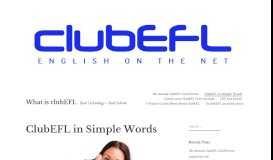 
							         ClubEFL in Simple Words – What is clubEFL								  
							    
