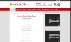 
							         Clubs federats – Federacio Catalana Esquaix								  
							    