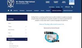 
							         Clubs & Groups / Coding Club - City of St. Charles School District								  
							    
