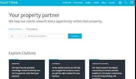
							         Cluttons: Property consultants | Estate agents and Letting agents in the ...								  
							    