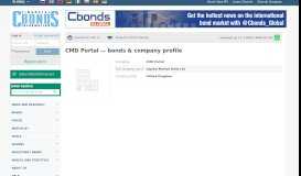 
							         CMD Portal - Cbonds								  
							    