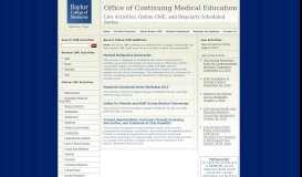 
							         CME Activities - Office of Continuing Medical Education ...								  
							    