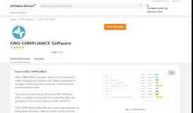
							         CMO COMPLIANCE Software - 2020 Reviews, Pricing & Demo								  
							    