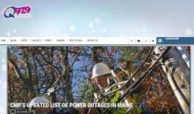 
							         CMP's Updated List of Power Outages in Maine - Q97.9								  
							    