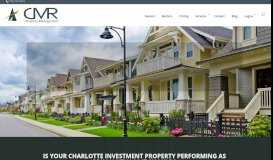 
							         CMR Property Management: Charlotte Property Management by CMR								  
							    