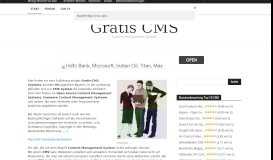 
							         CMS - GRATIS CMS Content Management System								  
							    