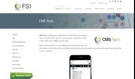 
							         CMS Tech - Facilities Survey Inc.								  
							    