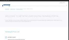 
							         CMT Portal - Netafim USA								  
							    