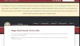 
							         CNCA Board Contact - Cherokee Nation								  
							    