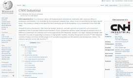 
							         CNH Global - Wikipedia								  
							    