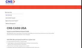 
							         CNS CASS-USA - Cargo Network Services								  
							    