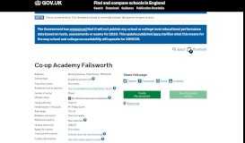 
							         Co-op Academy Failsworth - GOV.UK - Find and compare schools in ...								  
							    