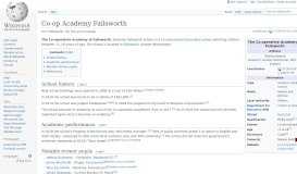 
							         Co-op Academy Failsworth - Wikipedia								  
							    