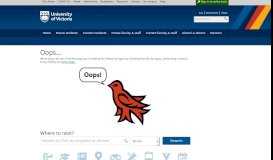 
							         Co-op and Career Portal - University of Victoria - UVic								  
							    