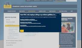 
							         Co-op Employer Portal Screenshots | Explore Career Development ...								  
							    