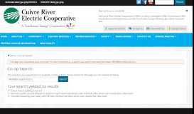 
							         Co-op Search: | Cuivre River Electric Cooperative, Inc.								  
							    