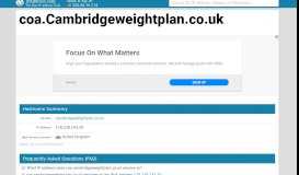 
							         coa.cambridgeweightplan.co.uk - Cambridge Weight Plan ...								  
							    