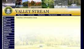 
							         Coaches Portal - Village of Valley Stream								  
							    