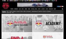 
							         Coaching Opportunities - Red Bulls Academy								  
							    